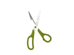 all'ingrosso Forbici in acciaio inox con impugnatura verde personalizzate