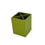 Organizador de secretária de papel verde personalizado por atacado com quatro compartimentos