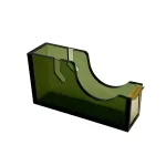 Wholesale Custom Elegant Green Tape Dispenser with Gold Accents