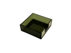 Wholesale Custom SYG25065 Sleek Green Acrylic Storage Box with Divided Compartment