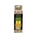 Wholesale Custom Green & Gold Washi Tape Set – 4 Rolls