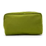Wholesale Custom SYG25071 Elegant Green Canvas Zipper Pencil Case