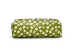 Wholesale Custom SYG25078 Floral Green Canvas Zipper Pencil Case