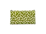 Wholesale Custom SYG25079 Floral Green Slim Zipper Pencil Case
