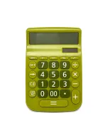 Wholesale Custom SYG25091 Green Solar Powered Calculator - obrazek 2