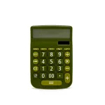 all'ingrosso Custom SYG25093 Calcolatrice verde ad energia solare con design ecologico