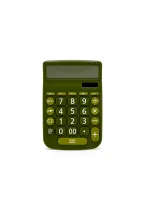 all'ingrosso Custom SYG25093 Calcolatrice verde ad energia solare con design ecologico