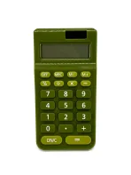 Wholesale Custom SYG25095 Green Solar Powered Pocket Calculator with Eco-Friendly Design - immagine 2