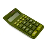 all'ingrosso Custom SYG25095 Calcolatrice tascabile verde a energia solare con design ecologico
