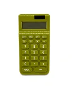 Wholesale Custom Compact Green Solar Powered Calculator for Students - immagine 2