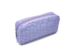 Wholesale Custom SYG25142 Lavender Floral Print Zipper Pencil Case
