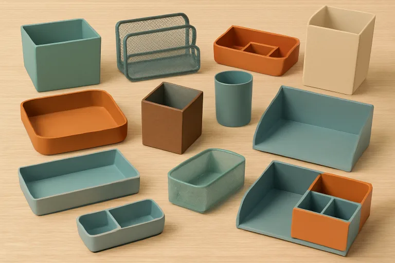 Custom school stationery and desk organizer set