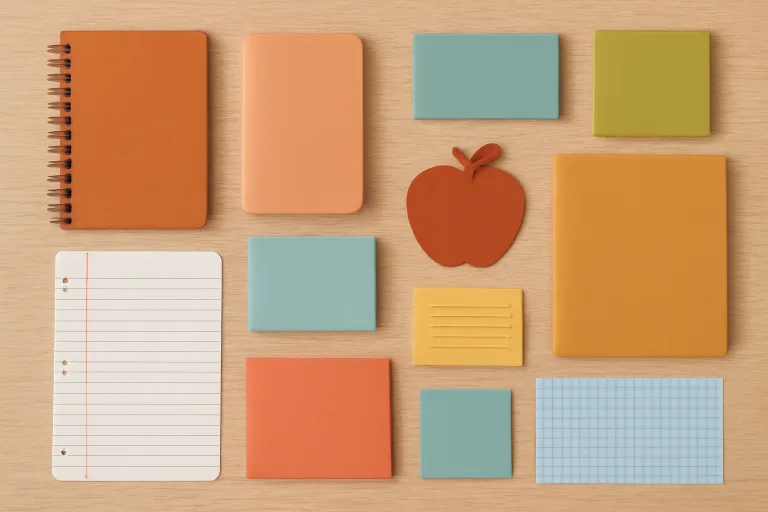 Custom notebooks and exercise books