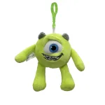 Mike Wazowski Plush Keychain – Cute Green Monster for Bags, Backpacks, or Keys