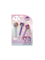 My Little Pony Pencil & Eraser Topper Set – 3 Pencils with Character Toppers