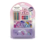 My Little Pony Stamp & Colour Activity Tin – 3 Stamps, 8 Glitter Pencils, and Sketchpad