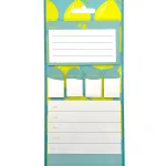 Grossiste Lot de notes autocollantes personnalisées sur le thème du citron pour le planning hebdomadaire à l'école et au bureau