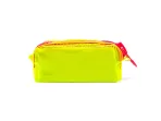 Wholesale Custom Neon Pink and Yellow Zipper Pencil Case for School & Office - Image 2