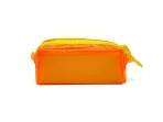 Wholesale Custom Neon Orange and Yellow Zipper Pencil Case for School or Office - Image 2