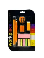 Wholesale Custom Vibrant Orange and Green Stationery Set for School & Office
