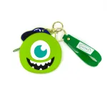 Mike Wazowski Coin Purse Keychain – Fun Green Monster Design for Keys, Coins, and Accessories