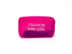 Pink Cosmetic Bag – Stylish and Transparent Organizer for Makeup, Accessories, or Travel - Image 2