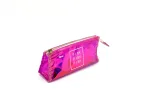 Trendy Pink Cosmetic Bag Stylish Pouch for Makeup Lovers