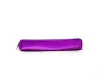 Metallic Purple Zipper Pencil Case – Sleek and Stylish Case for School, Office, or Travel - Image 2