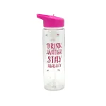 Rosa Wasserflasche für einen aktiven Lebensstil - Bleiben Sie hydriert, bleiben Sie gesund