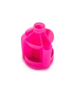 Pink Swivel Pen Holder with Multi-Compartment – Perfect for Kids and School Use - immagine 3