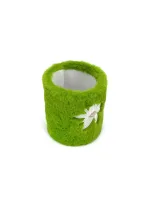 Wholesale Custom Fun Green Plush Pen Holder – Cute Frog & Flower Design - immagine 7