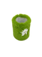 Wholesale Custom Fun Green Plush Pen Holder – Cute Frog & Flower Design - immagine 8