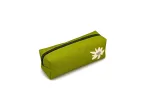 Wholesale Custom Stylish Green Pencil Case with Daisy Flower Design