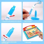 Wholesale Custom Reusable Magic Water Books for Kids with Doodle Pen Board - Image 3