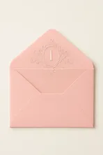 Custom Coloured Embossed Effect Invitation Envelope Perfect for Weddings, Events, and Gifts – Bild 2