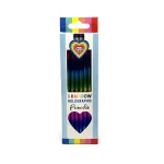 Set of 8 Rainbow Holographic Pencils with Erasers – Vibrant and Fun for School & Office