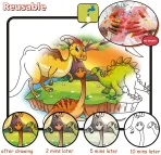 Wholesale Custom Reusable Water Coloring Painting Book for Kids with Doodle Pen - Image 5