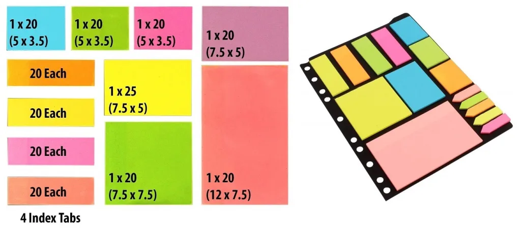 How to Choose the Right Sticky Notes: Sizes, Colors, and Types for Every Task 1 How to Choose the Right Sticky Notes
