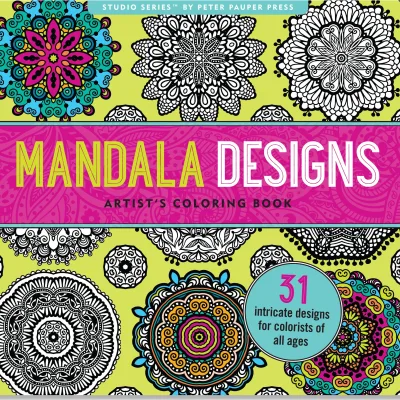 Coloring Beyond the Lines: The Complete Guide to Adult Coloring Books 2 فن غلاف كتاب تلوين الماندالا