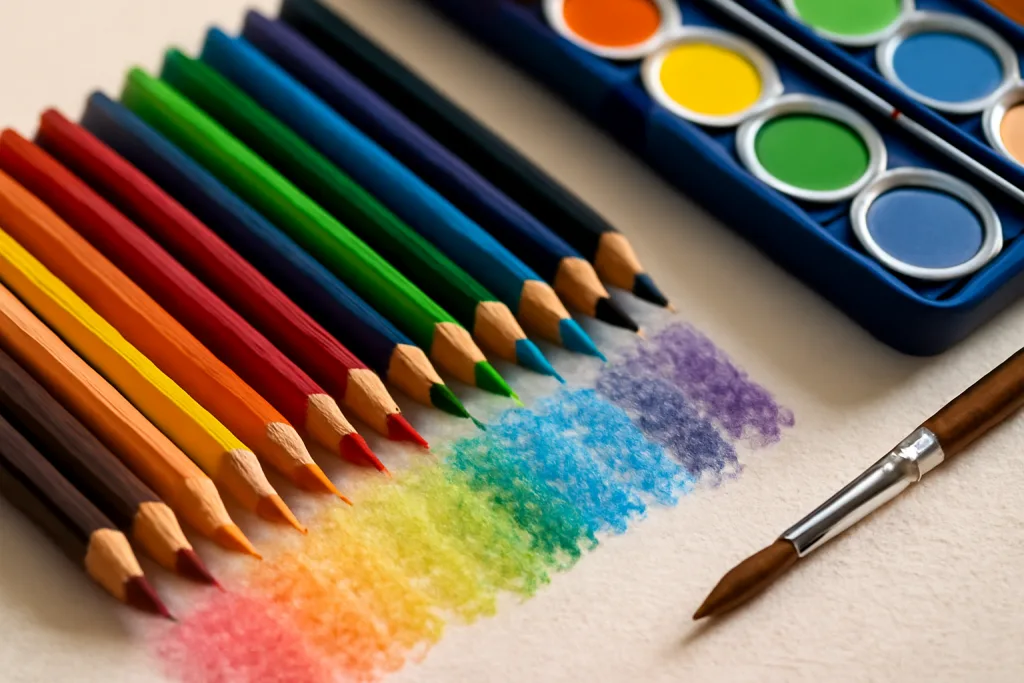 The Ultimate Guide to Watercolor Pencils: Techniques, Uses, and How to Choose the Right Set 1 watercolor pencils with vibrant colors