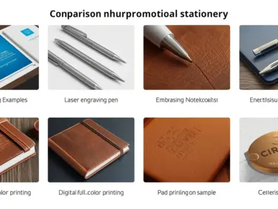 promotional stationery supplier China customization options including printing and engraving
