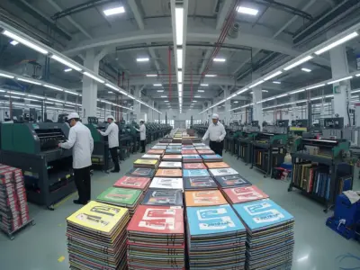 Inside a professional custom notebook manufacturer China facility, showing the production equipment and quality control systems that enable large-scale customization with consistent quality standards.
