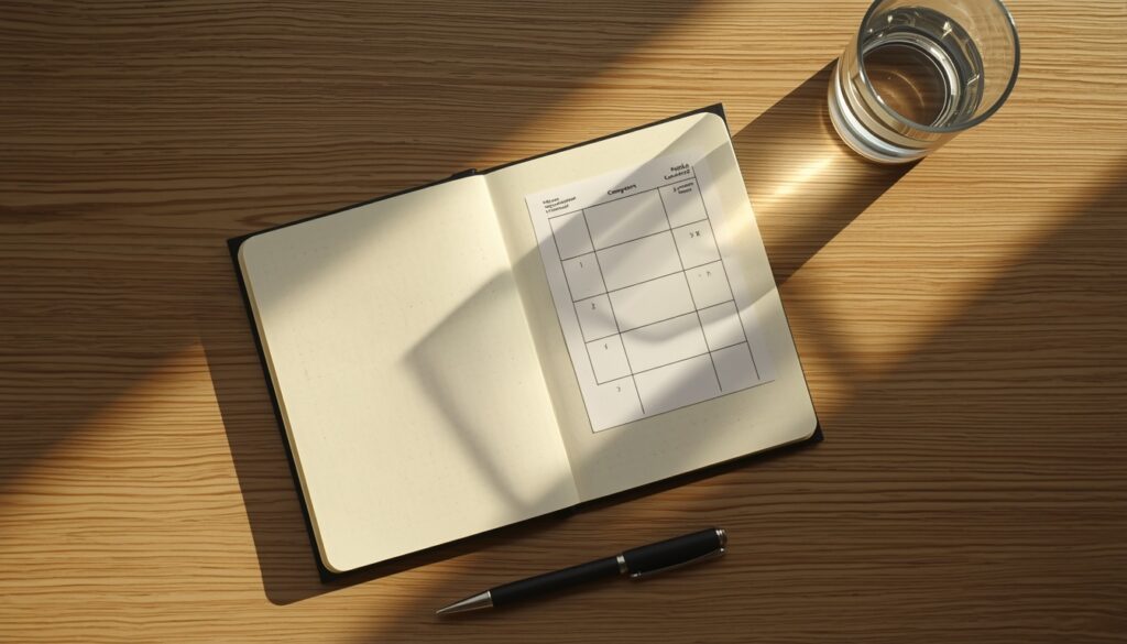 Certifications Every Wholesale Stationery Buyer Needs 2 Wholesale stationery buyer reviewing supplier certifications documents including FSC BSCI and REACH compliance on white desk