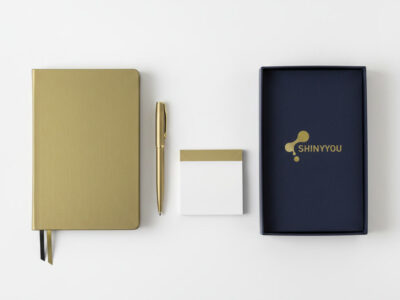 custom stationery set retail display
