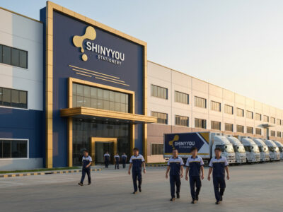 Shiny You stationery manufacturer factory exterior branded hero image