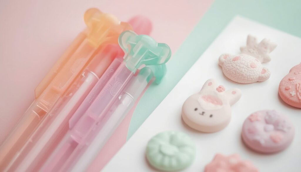 kawaii stationery wholesale character pens stickers